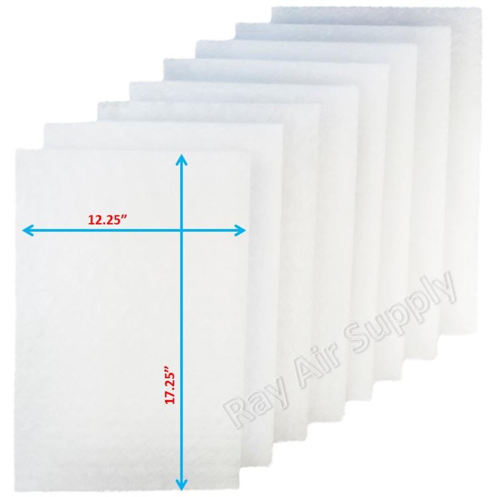 Ray Air Supply 14x20 Maytag EAC-1 Air Cleaner Replacement Filter Pads 14x20 Refills (4 Pack) WHITE