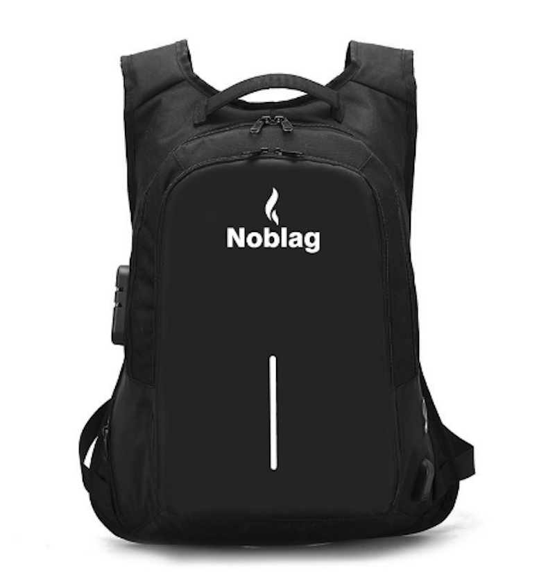 Noblag Luxury Travel Laptop School Backpack Anti-Theft USB Port