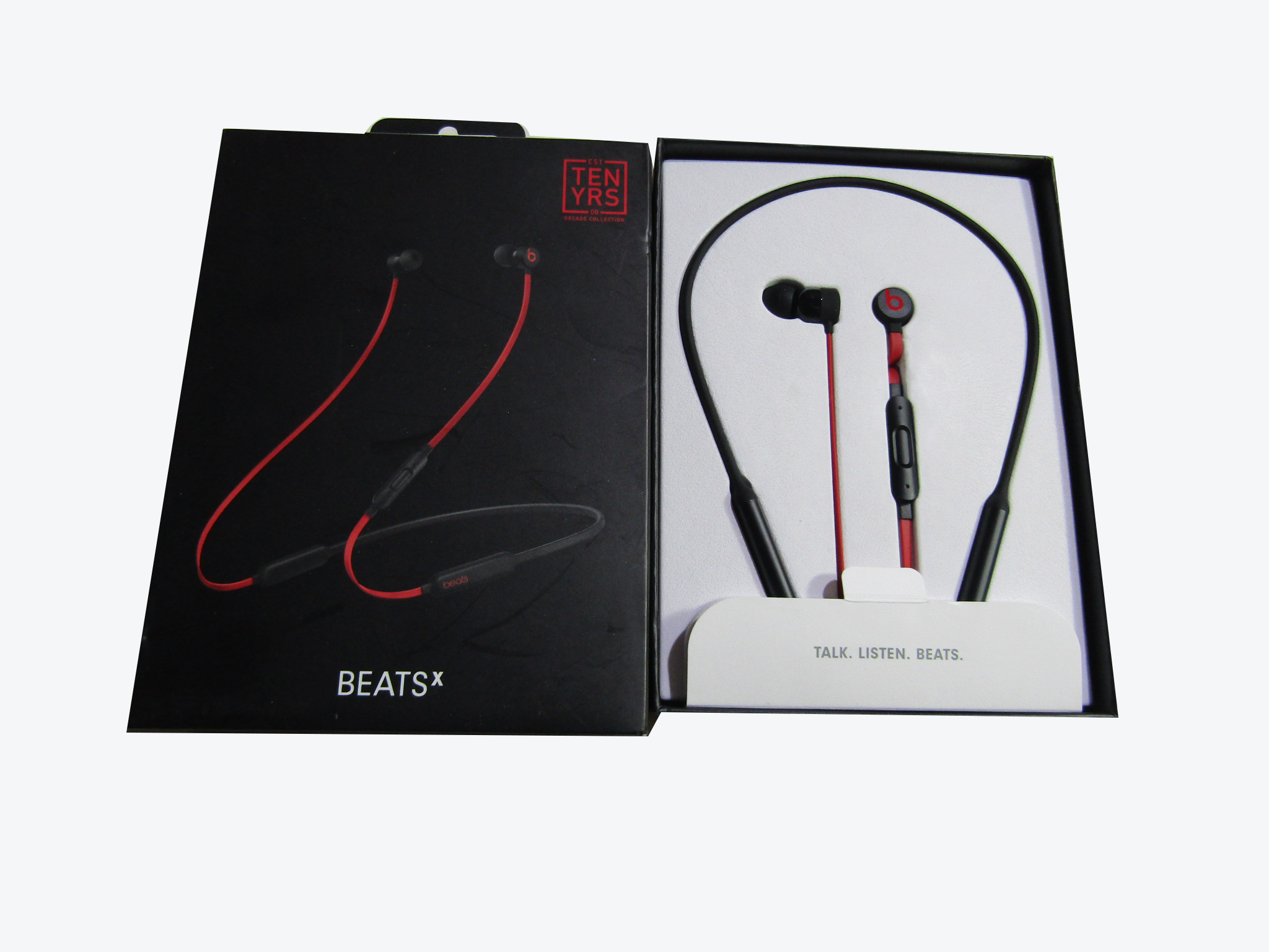 Beats by Dr. Dre - BeatsX Wireless In-Ear Headphones - Defiant Black-Red LN