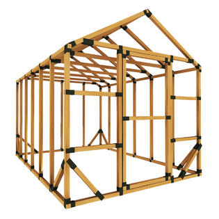 10x20 standard storage shed kit - e-z frame structures