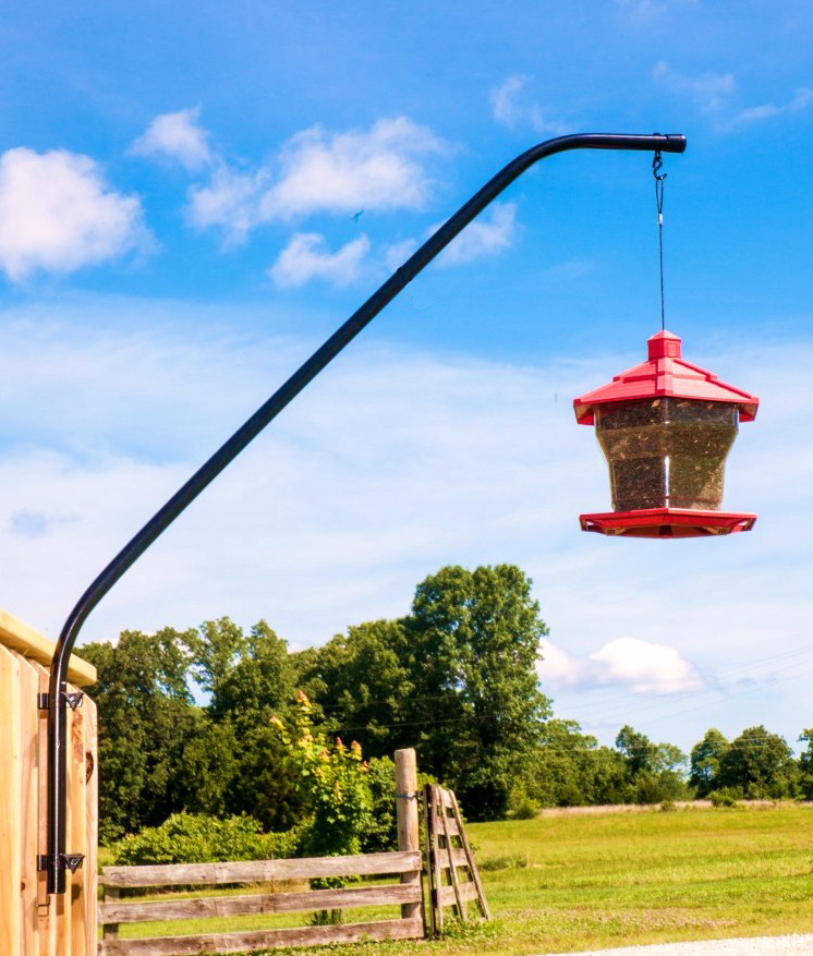 deck hook for bird feeder
