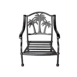 PatioLand LD9021-1 Palm Tree Outdoor Patio Set of 4 Dining ...