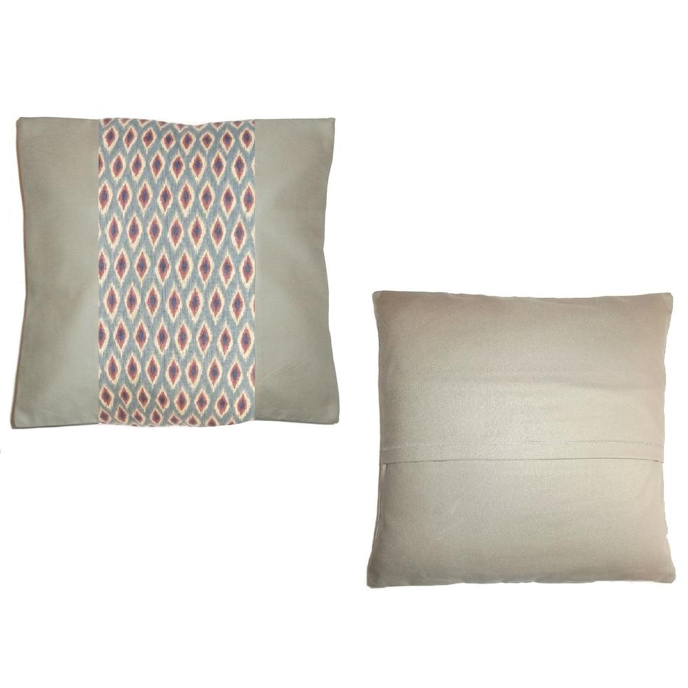 PRIMA LINEN 2 Pack Diamond Accent Decorative Print (18