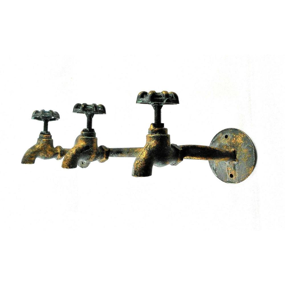 Tripar 3 Knob Water Spigot Wall Hook Rack – Water Faucet Wall Hooks