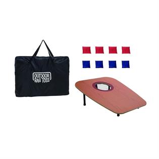 Transpac Family Backyard Bean Bag Toss Game Portable Cornhole