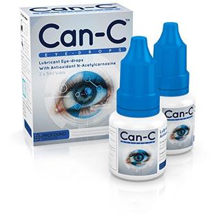 CAN-C Can-C Lubricant Eye Drops with N-Acetylcarnosine, 1 box with two ...