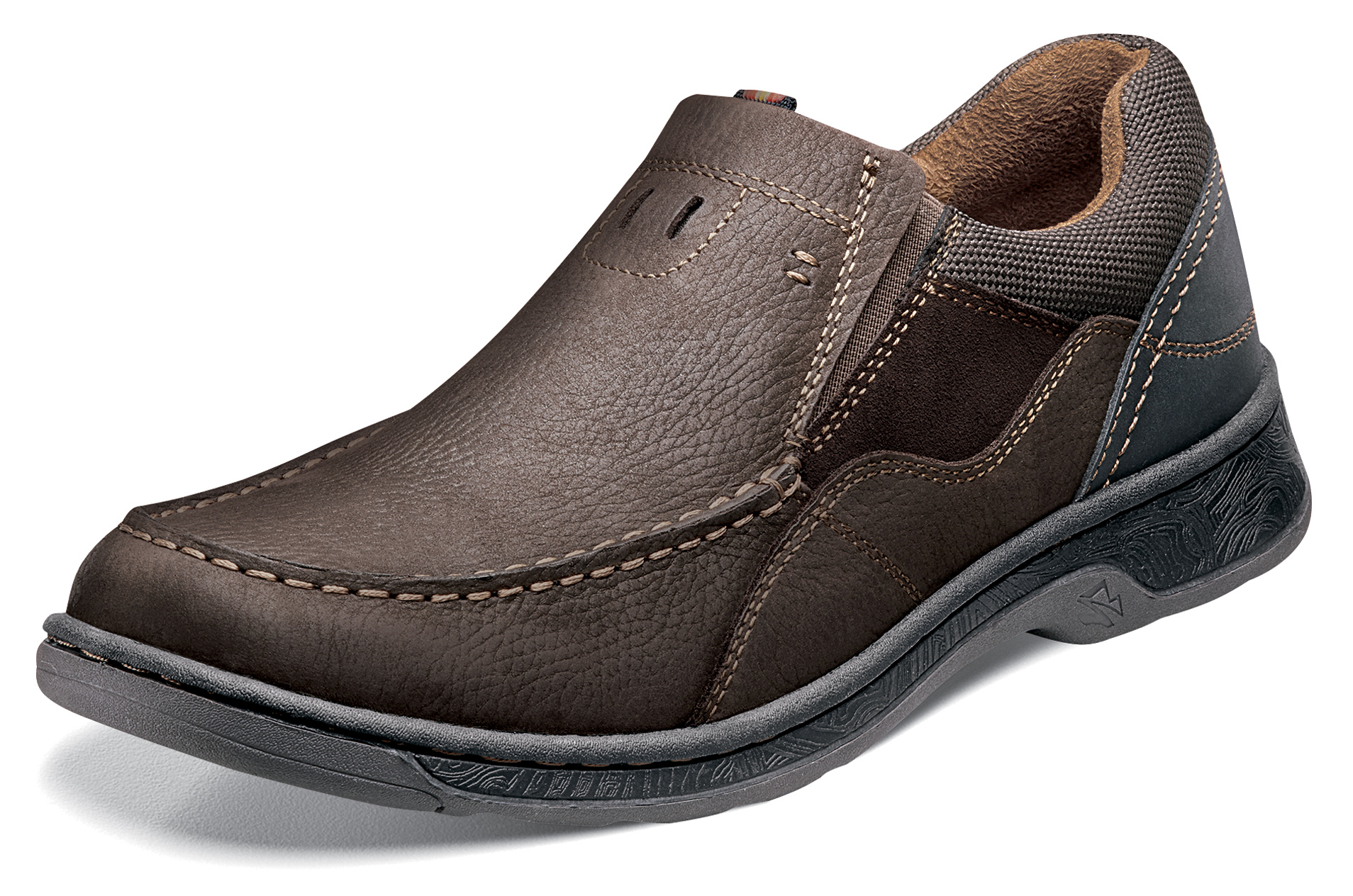 Nunn Bush Men S Brookstone Brown Casual Slip On Walking Shoe 84534