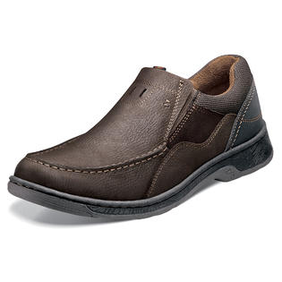 Nunn Bush Men's Brookstone (Brown) Casual Slip-On Walking Shoe #84534