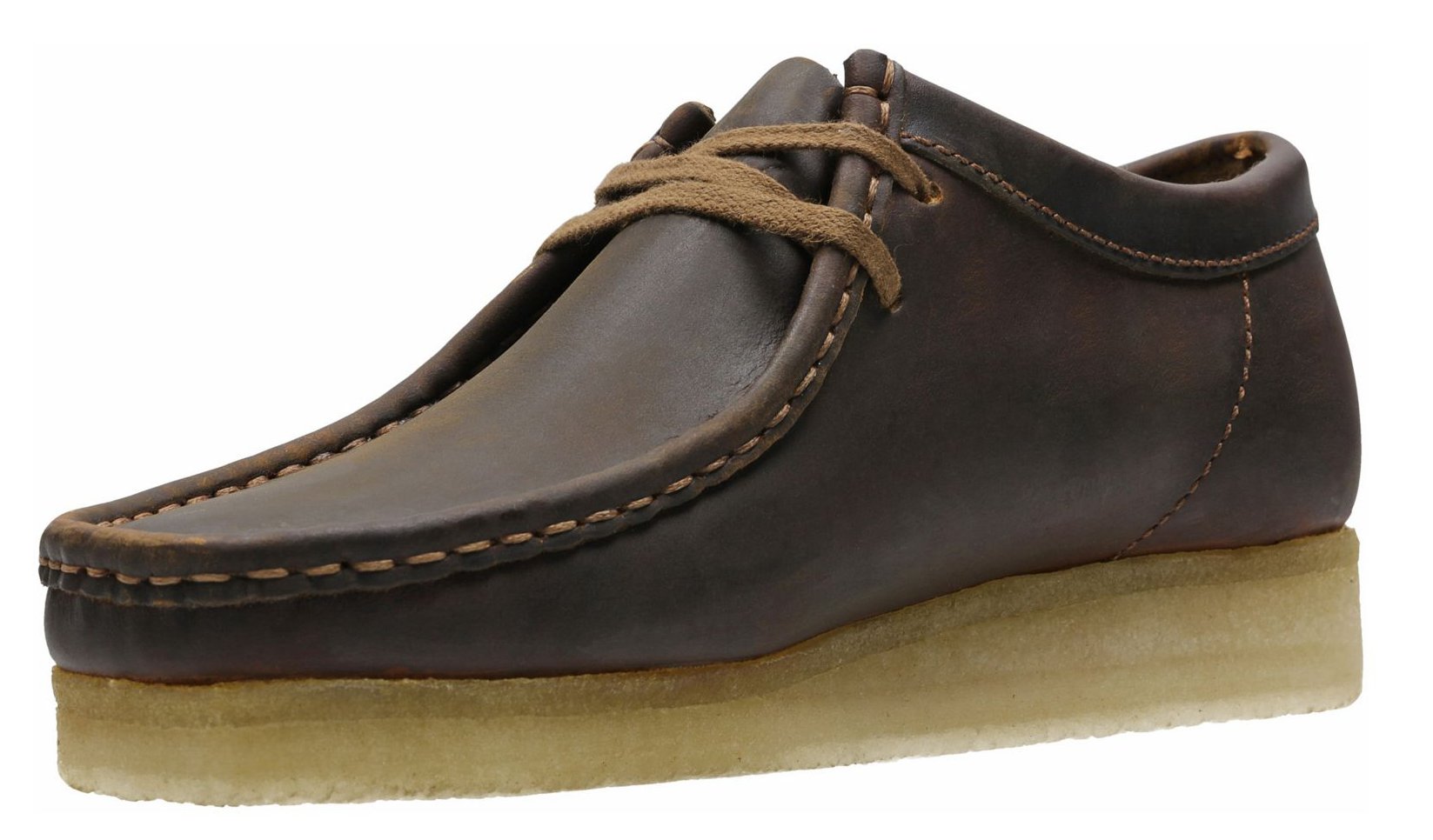 Clark wallabees beeswax leather clearance