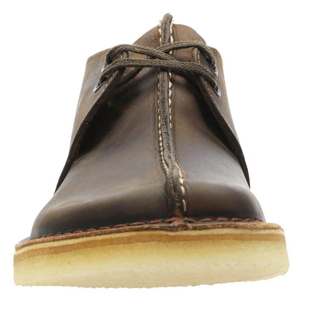 Clarks Men's Desert Trek (Beeswax) Leather Casual Shoe