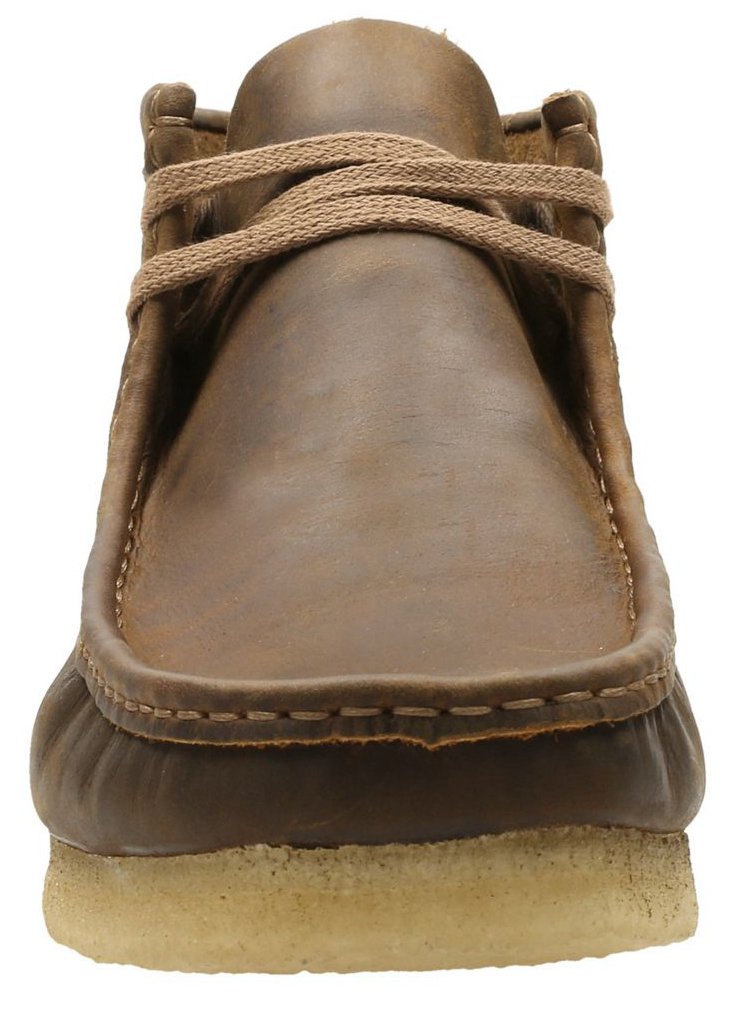 men's clarks wallabee beeswax leather