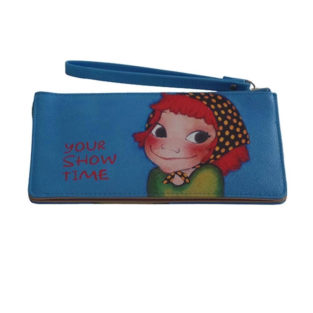 Gifts Are Blue Your Show Time Girls Wristlet
