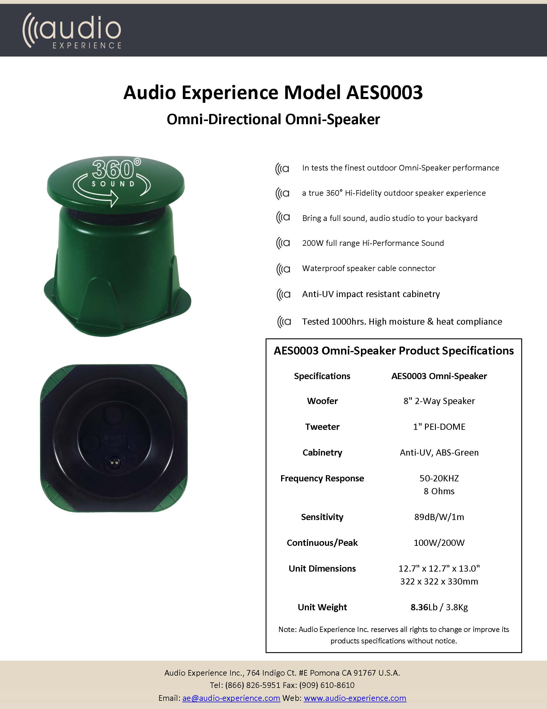 omni full range speaker
