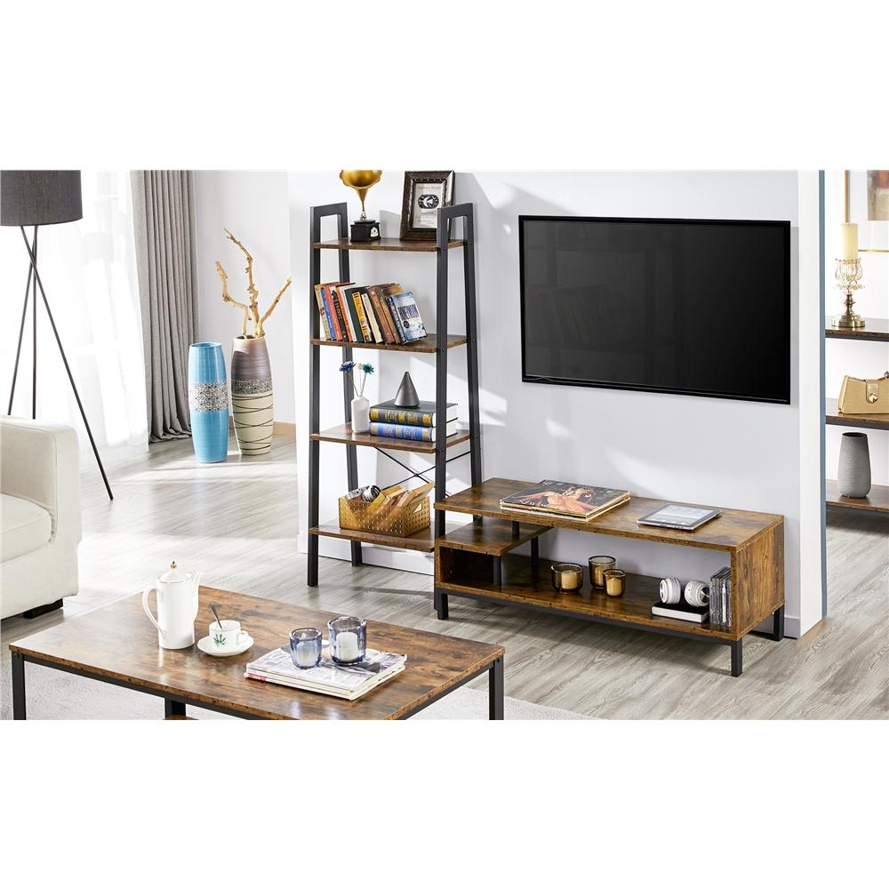 Yaheetech Industrial Living Room TV Stand up to 65 Inches Storage Console Table