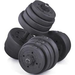 Yaheetech 66 lbs Dumbbell Set for Biceps Exercise Fitness Weight Training Body Building