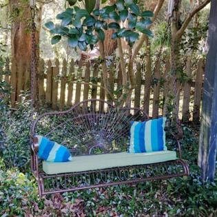 Campn00083917 Yaheetech Hanging Metal Patio Porch Swing Bench Chairs Seat With Chains And Arm For Outside Yard