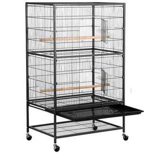 Yaheetech 52''Bird Cage Large Wrought Iron Flight Cage ...