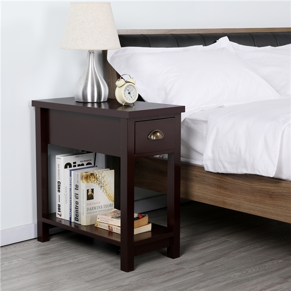 narrow lamp table