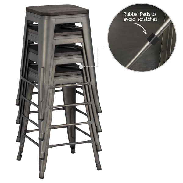 Kmart metal bar 2025 stool