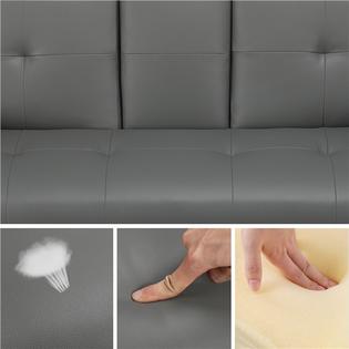 Luxurygoods modern store pu leather futon