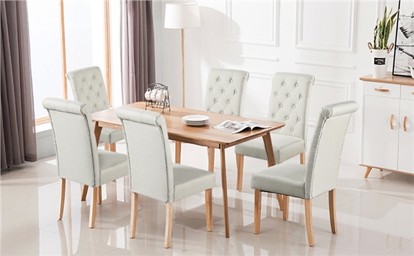 Yaheetech Dining Chair Dining Room Chair Living Room Side Chairs Tufted Parsons Chairs