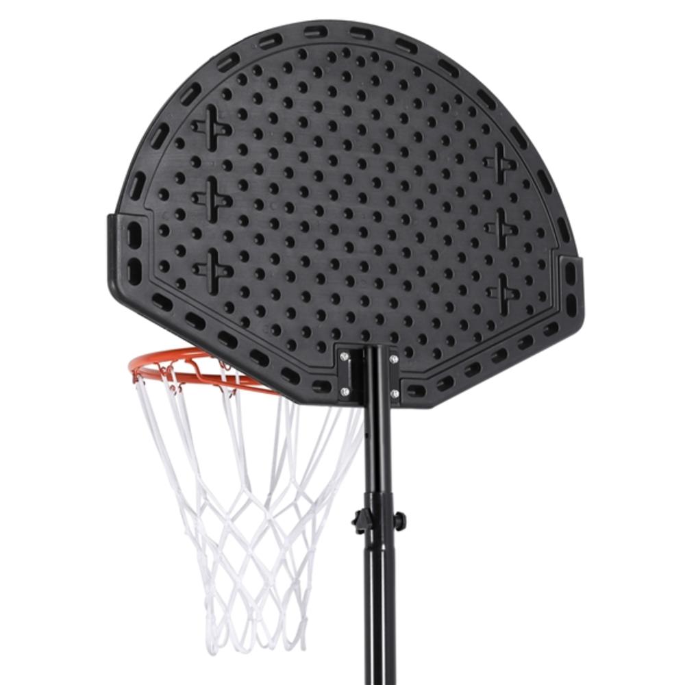Yaheetech 32" Youth Portable Basketball Hoop 7-9ft Adjustable Height Basketball Hoop System for Outdoors