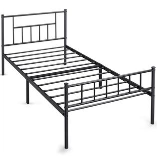 Yaheetech Basic Metal Bed Frame With Headboard And Footboard Twin Size Mattress Foundation