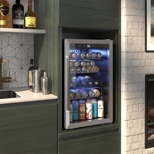 Moprem Home SSW58128SS Beverage refrigerator or Wine ...