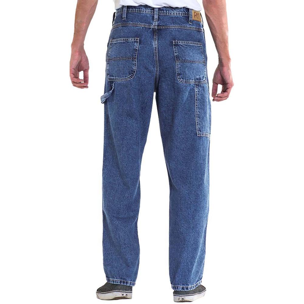 ROCXL Big & Tall Men's Denim Carpenter Jeans Sizes 42 to 60