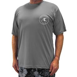 H2O Sport Tech Big & Tall Men's Loose Fit Short Sleeve Swim Shirt UPF 50+ Sizes 2XL - 5XLT