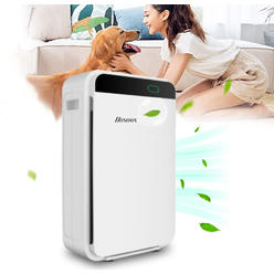 Homdox Low Noise Air Purifier with HEPA Filter Fresh Air Cleaner Keep Room Air Fresh Multi Settings Sleep Modes Use For Car Home Office