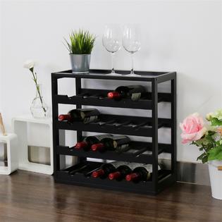 Title Kinbor 5 Tier 20 Bottle Wine Storage Rack Wine Rack Display