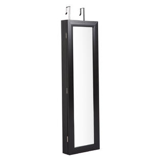 Kinbor Wall Mounted Jewelry Armoire Organizer Lockable Jewelry