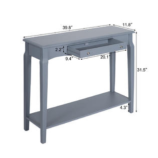 Kinsuite Console Table Entryway Table Sofa Table Stand With Bottom