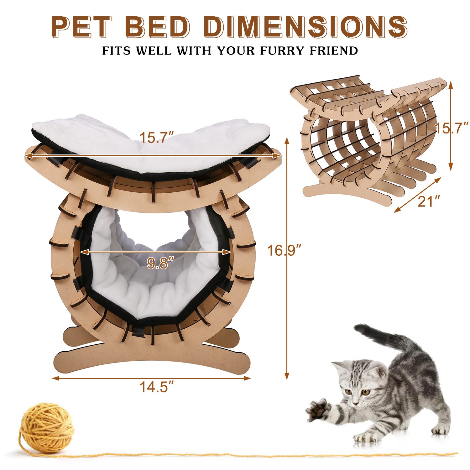 castle cat bed