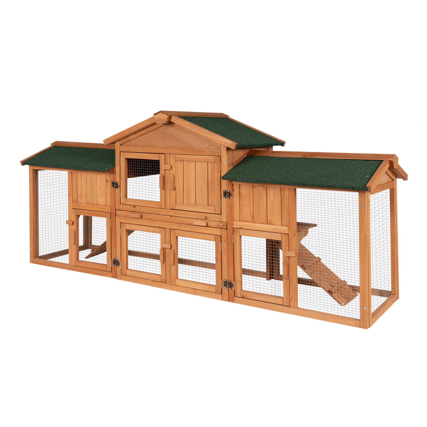 indoor rabbit hutch with pull out tray