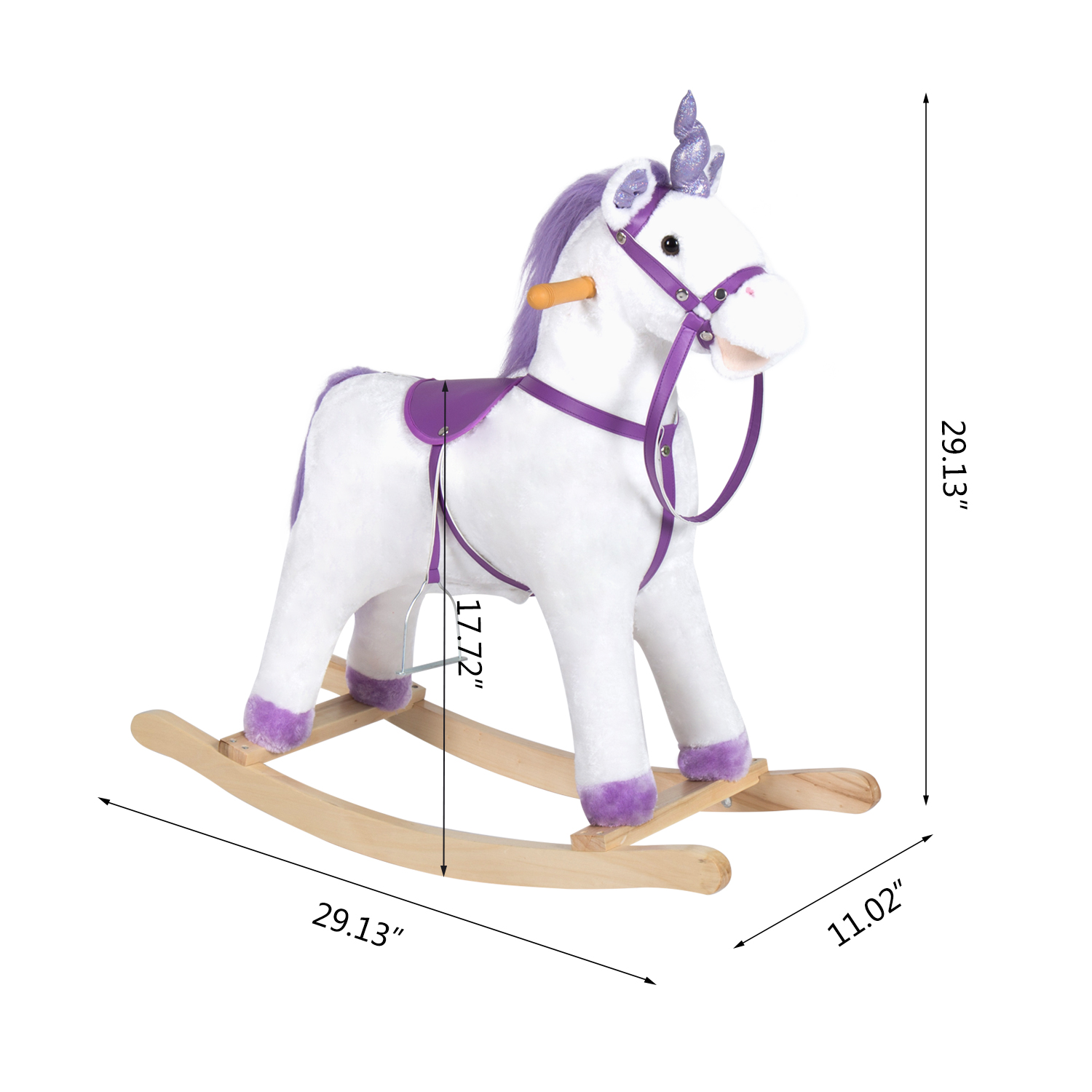 unicorn rocking horse kmart