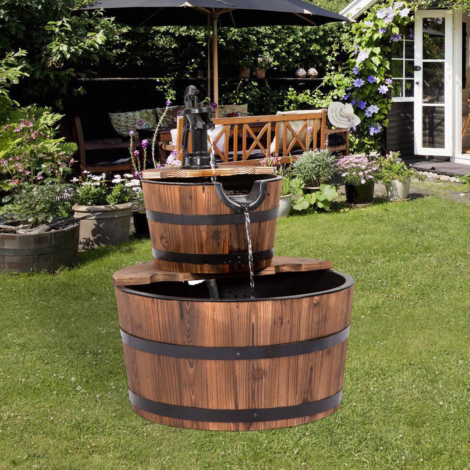 Garden Fountains Outdoor Water Features Kmart