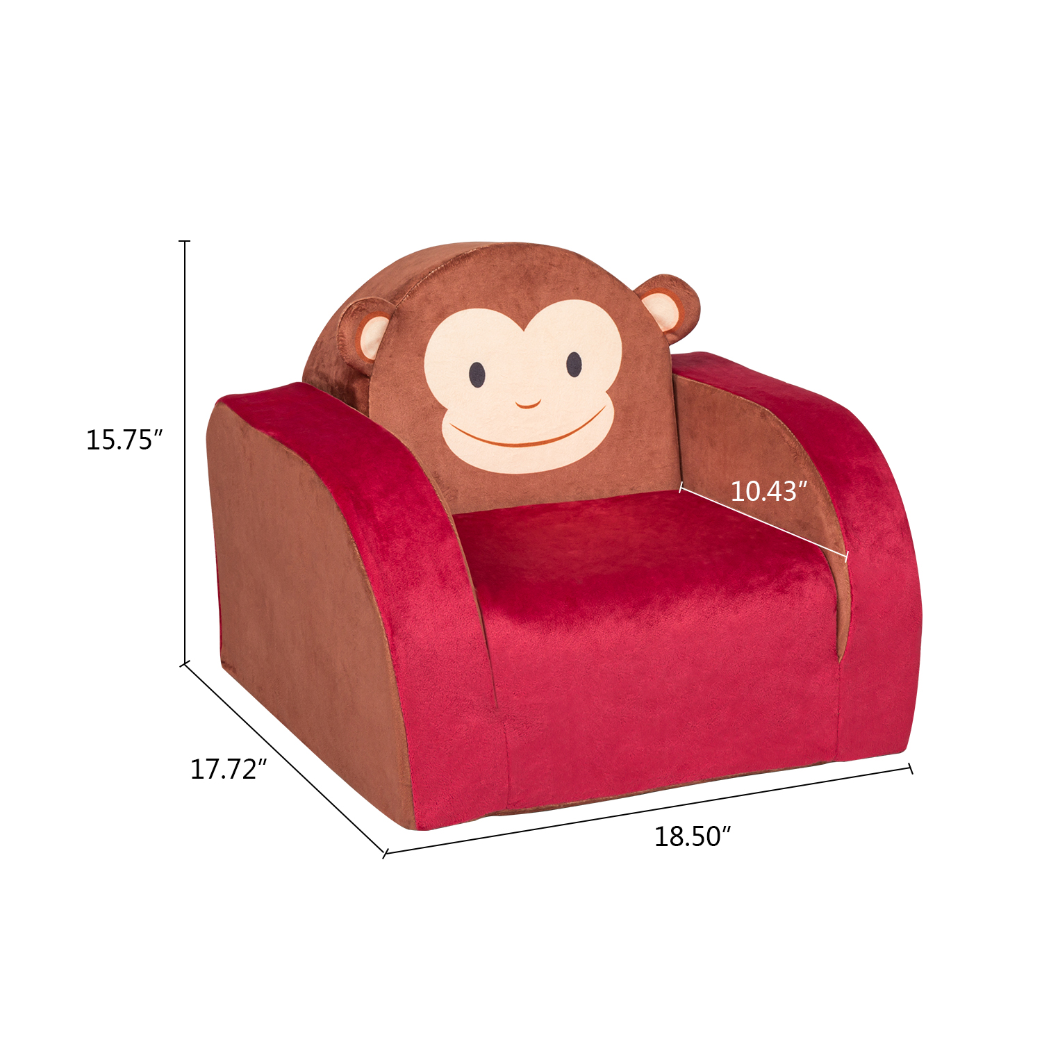 kmart kids velvet chair