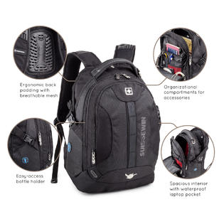 suissewin bern backpack for laptops up
