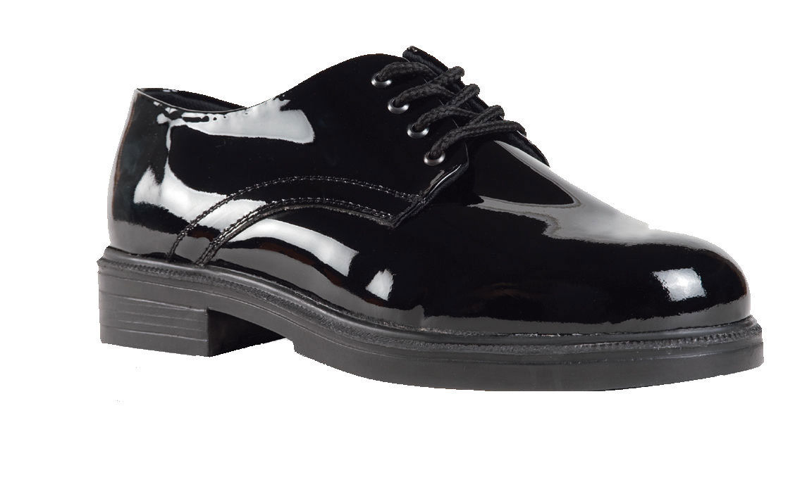 High gloss military dress shoes near me clearance