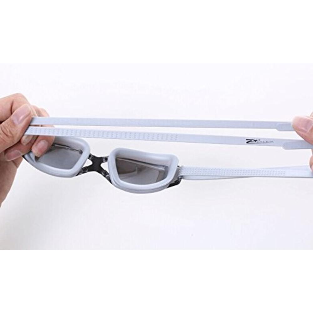 Tika Adult Non-Fogging Swimming Goggles Swim Glasses Adjustable UV Protection TIKA-Pink