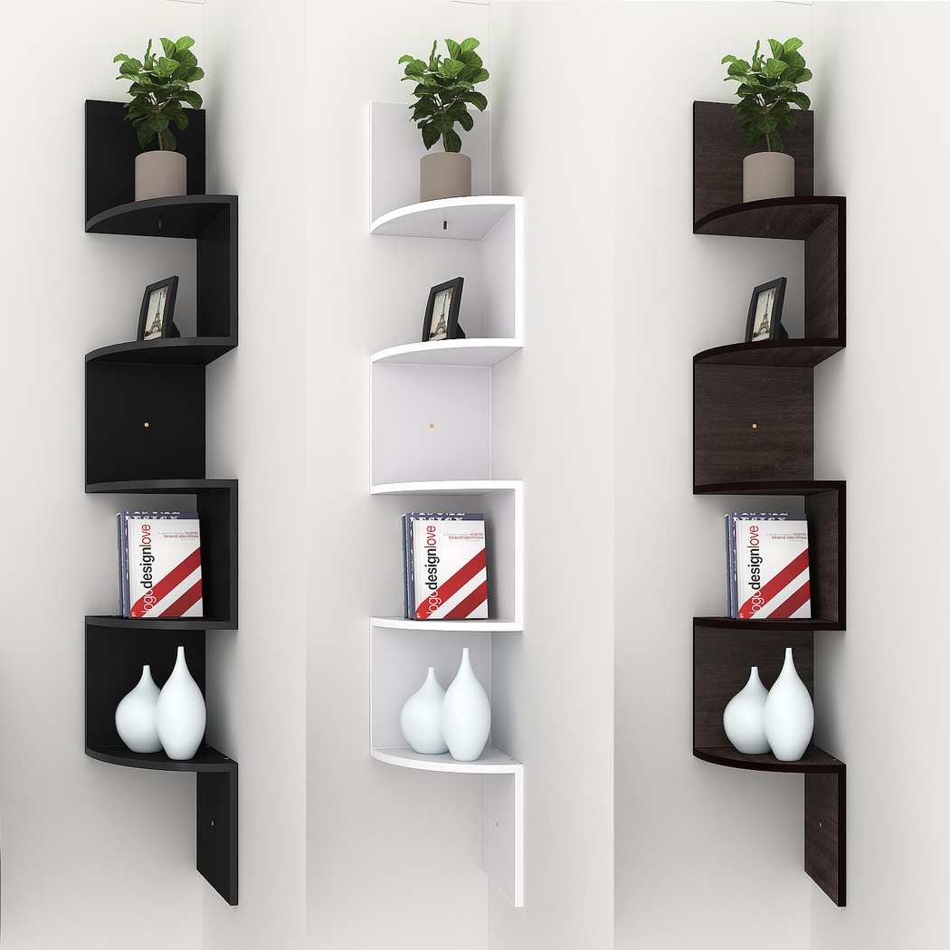 Bestselling 5 Tier Wall Shelving Corner Floating Shelves Wall