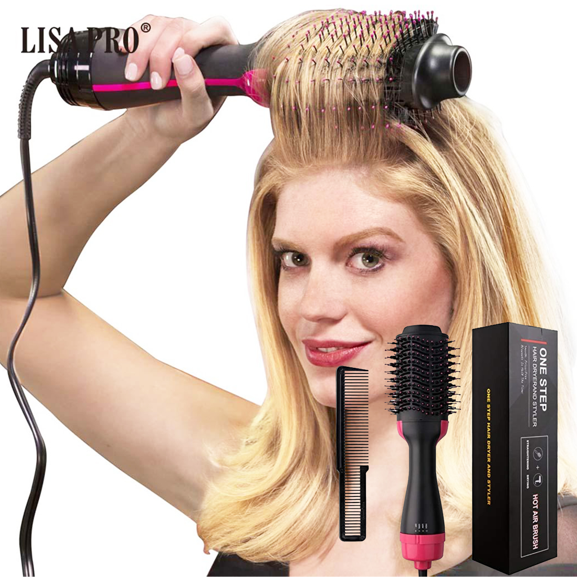 Rotating Brush Hair Dryer