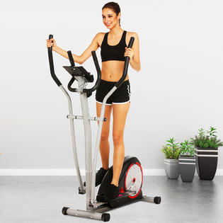 The Best Elliptical Trainer Elliptical Exercise Trainer Machine With Lcd Monitor Compact Life Exercise Equipment For Home Office