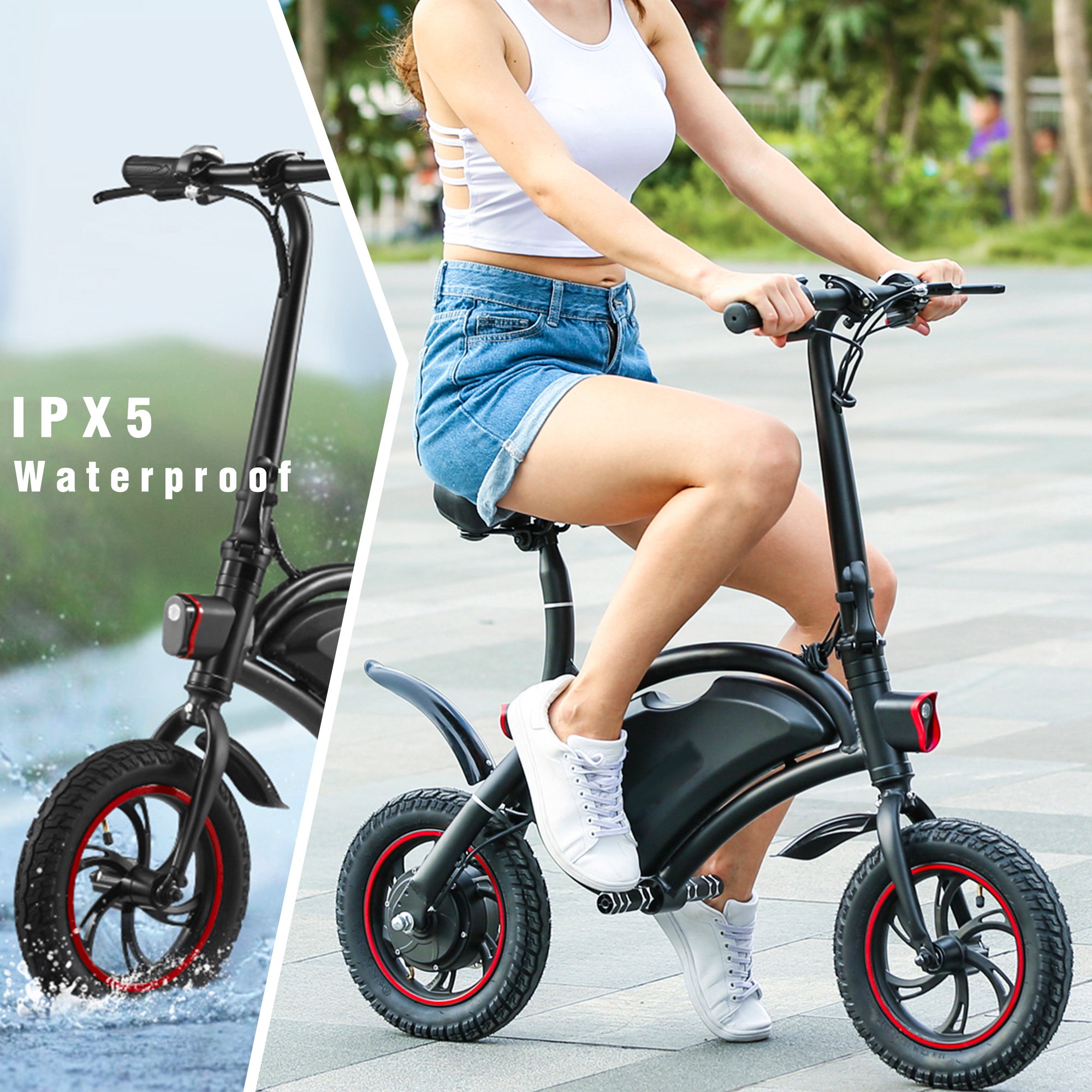 The Best Folding Outdoor 350W Electric Bicycle City Commuter Ebike