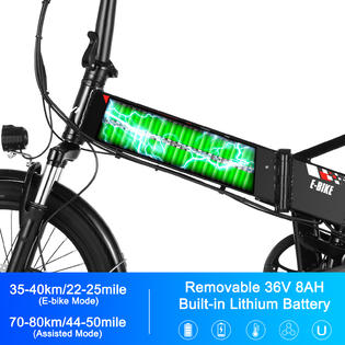 Vivi Electric Bike Mountain Bicycle 7 Speeds Shifter Adult Folding E