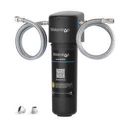 Waterdrop 10UA Under Sink Water Filter System, 8K Gallons Main Faucet Under Counter Water Filtration System, Removes 99% Lead