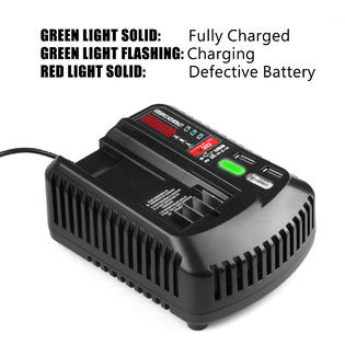 Black Decker 18v Battery Charger Red Light