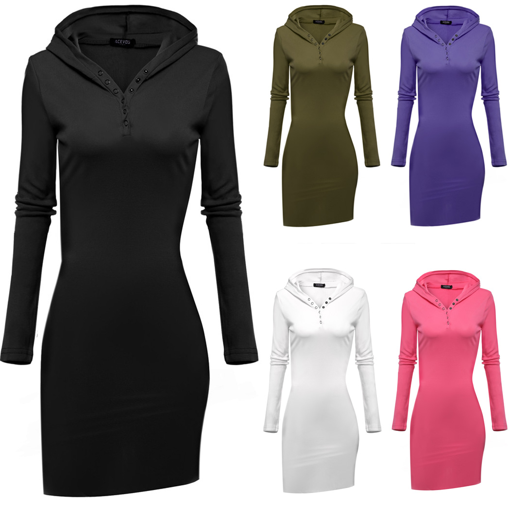 bodycon hoodie dress